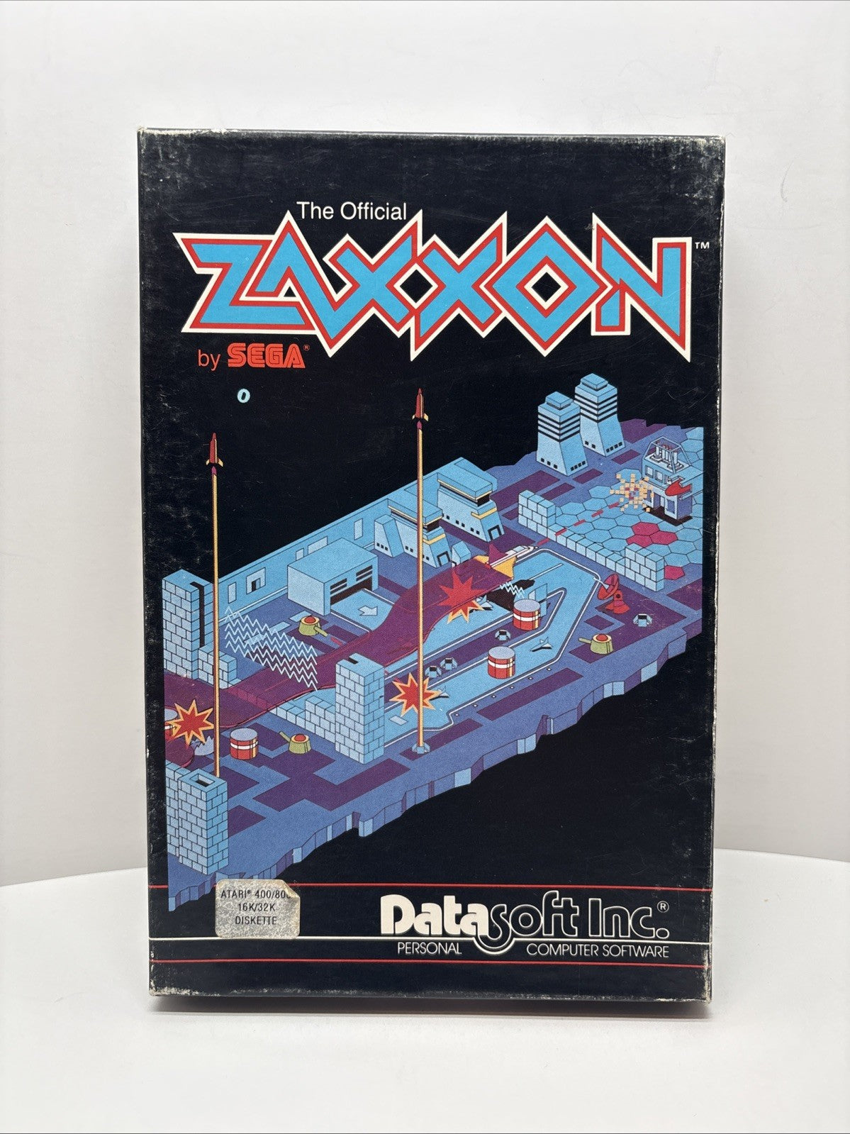 Zaxxon Game by Sega for Atari 400 800 1200 Data Soft 5.25 Floppy Disk