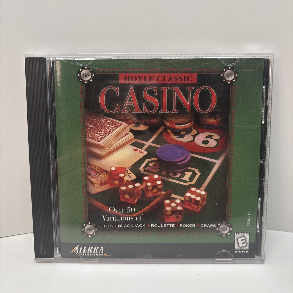 HOYLE Classic Casino (PC CD-ROM) Jewel CIB COMPLETE