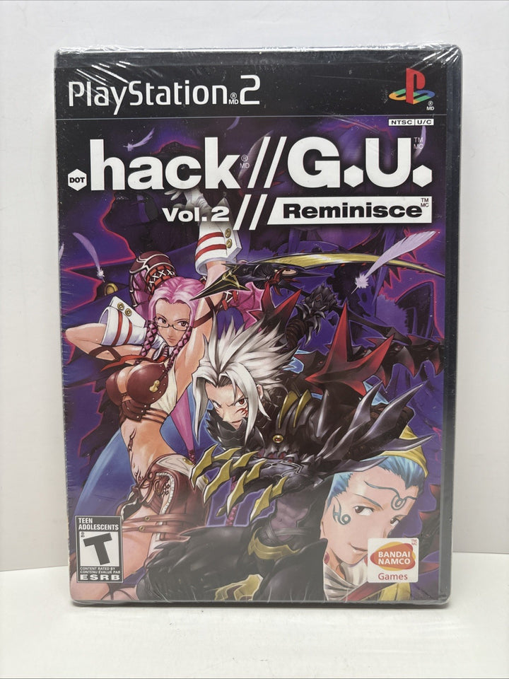 .hack G.U. Vol. 2 Reminisce (Sony PlayStation 2, 2007) PS2 New Sealed-Bilingual