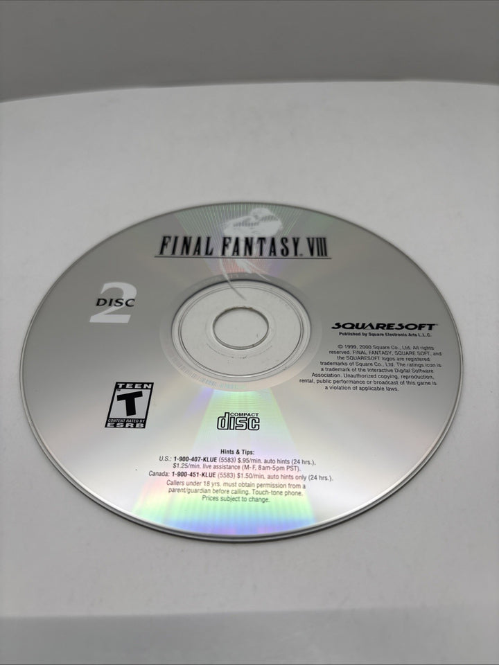 Final Fantasy VIII 8 PC CD-ROM - Replacement Disc #2 Only