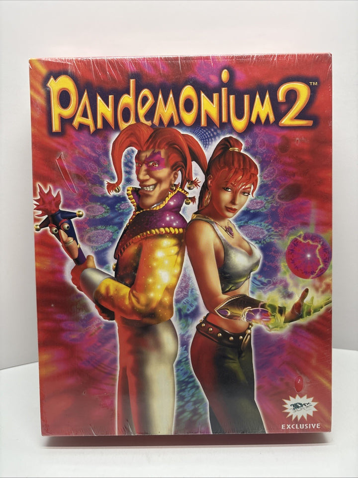 Pandemonium 2 (1997) Crystal Dynamics PC Big Box, New Sealed With Tears See Pics