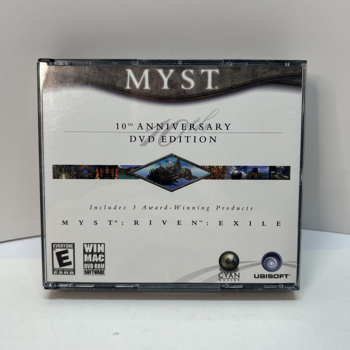 MYST 10th Anniversary DVD Edition Myst Riven Exile (Windows/Mac 2003) 3 Disc Set