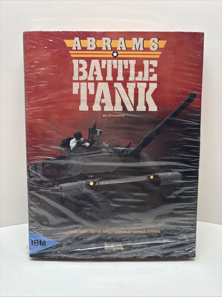 Abrams Battle Tank by Dynamix (1989) Electronic Arts IBM 3.5" & 5.25” PC Game