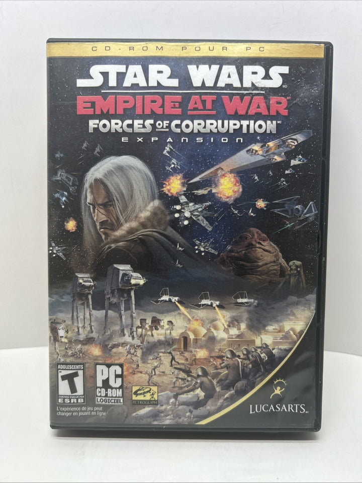 Star Wars: Empire at War Forces Of Corruption -  (PC, 2006) - French Français