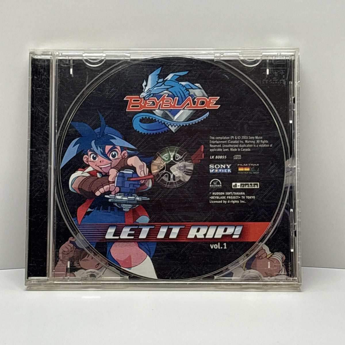 Various Artists - Beyblade - Let It Rip! Vol. 1 CD Compilation - 2003 Canada