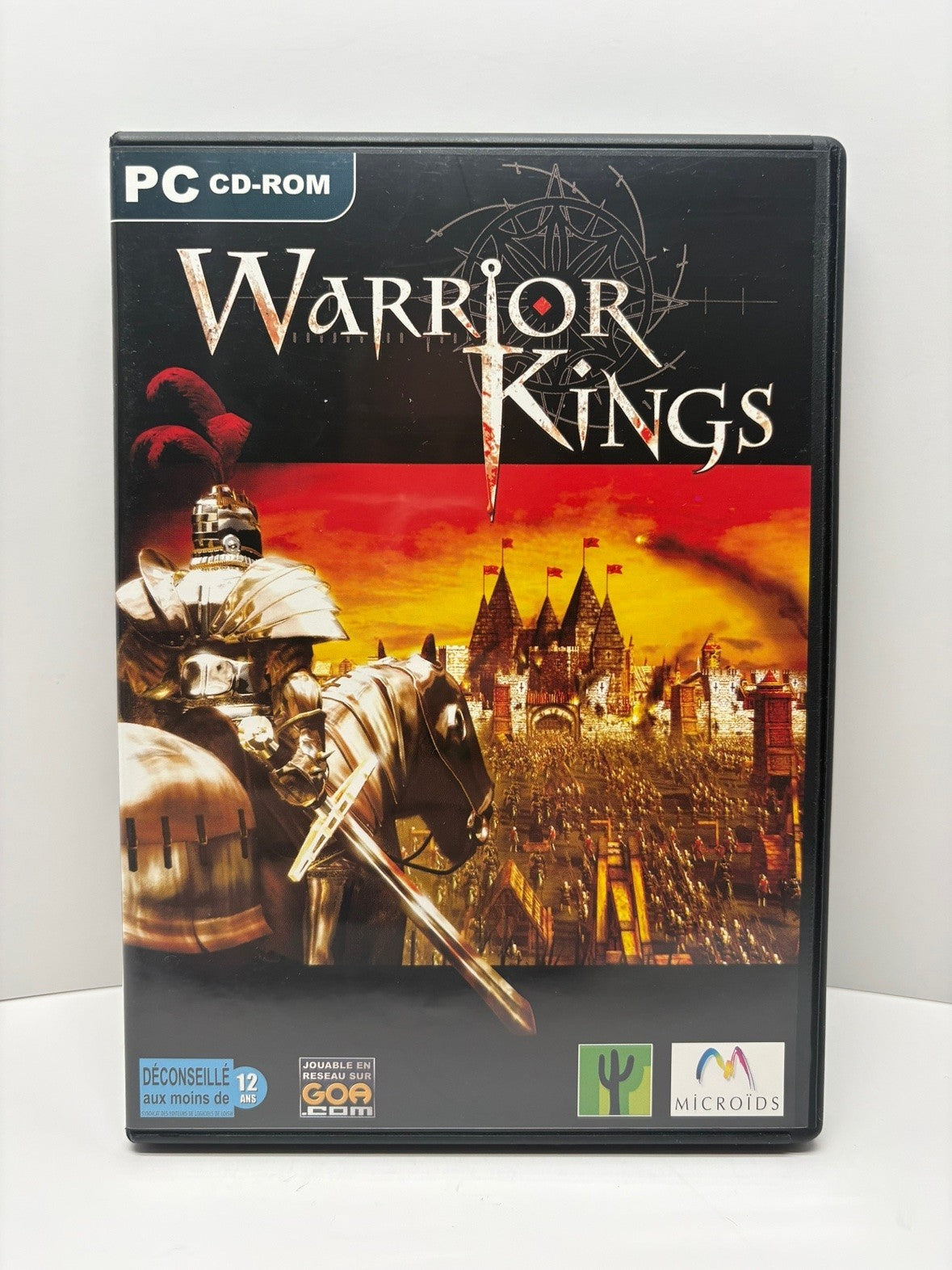 Warrior Kings PC CD-ROM FR Edition DVD Case RTS Black Cactus Microids 2002