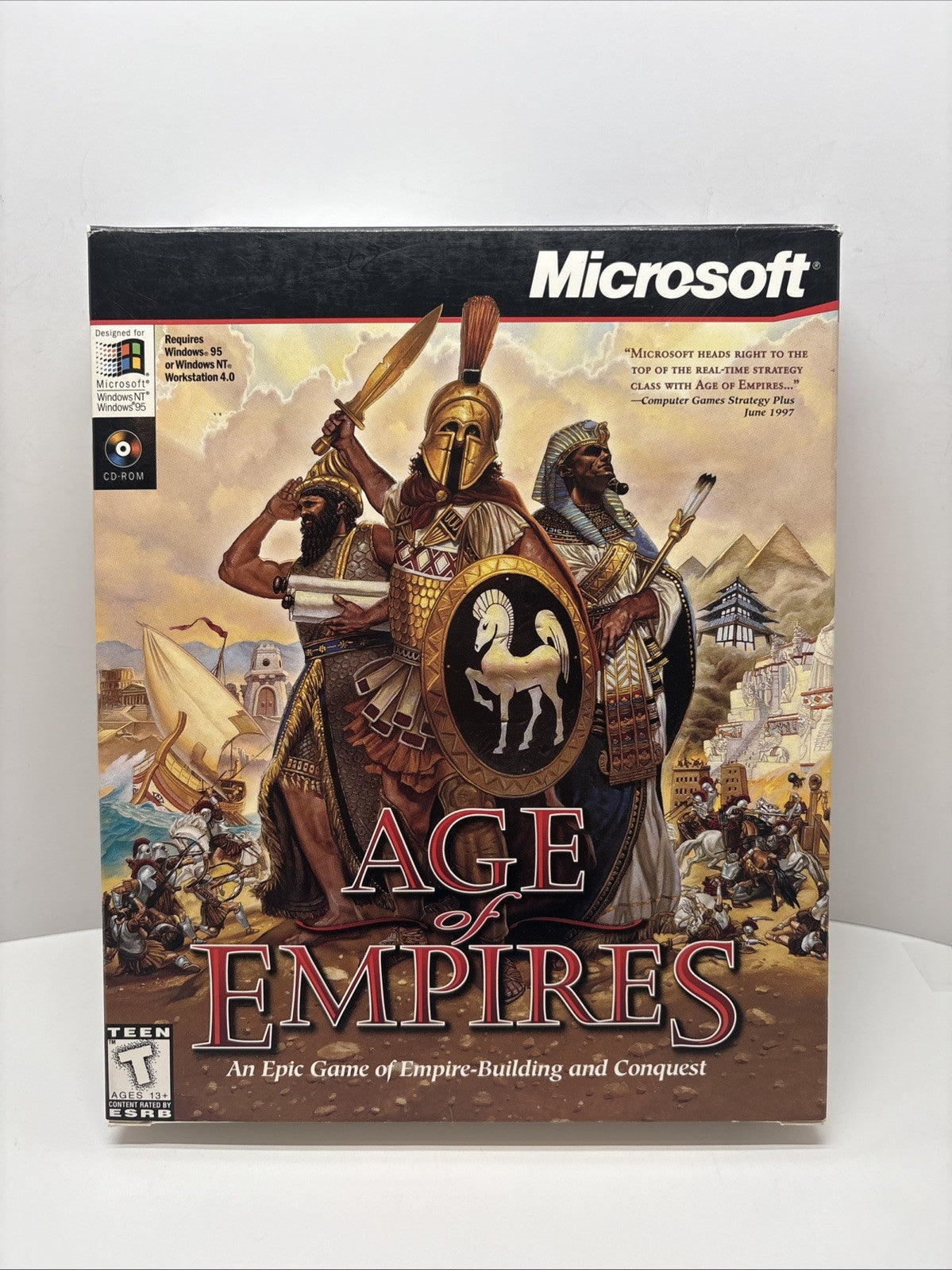 Age of Empires (1997) PC CD-ROM BIG BOX WINDOWS 95/NT