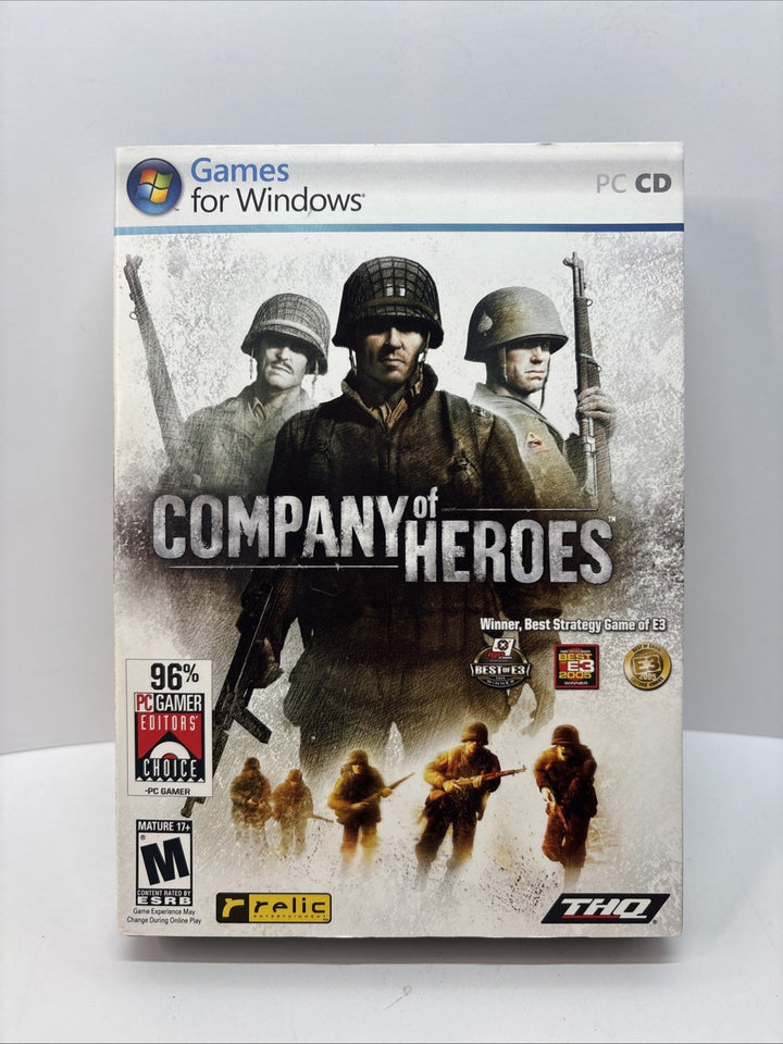 Company of Heroes (2006) PC CD-ROM - Small Box With Sleeve
