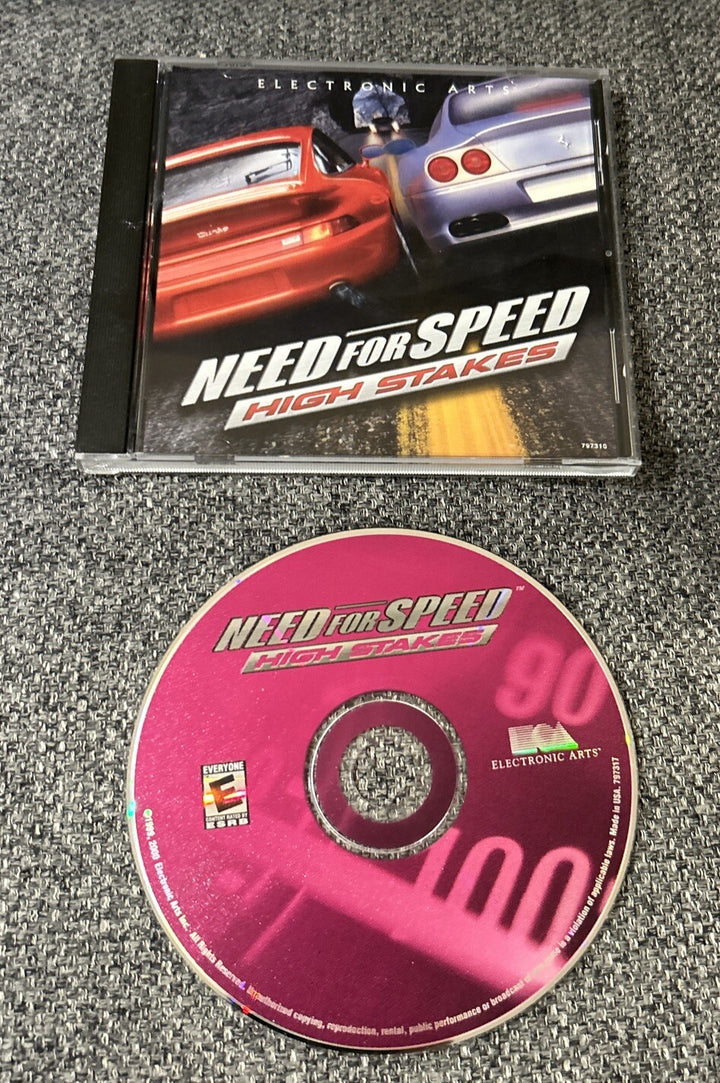 Need for Speed: High Stakes - PC Game, 1999 - Disc in Jewel case