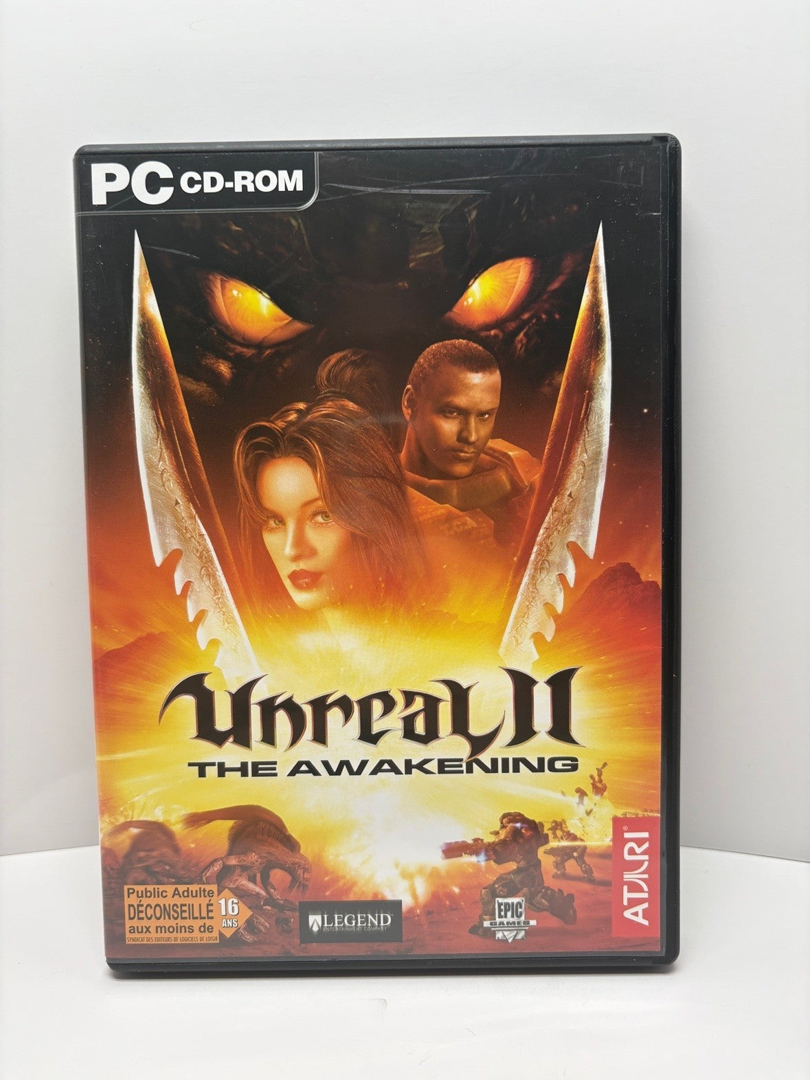Unreal II The Awakening PC CD-ROM FR Edition DVD Case FPS Legend Atari 2003