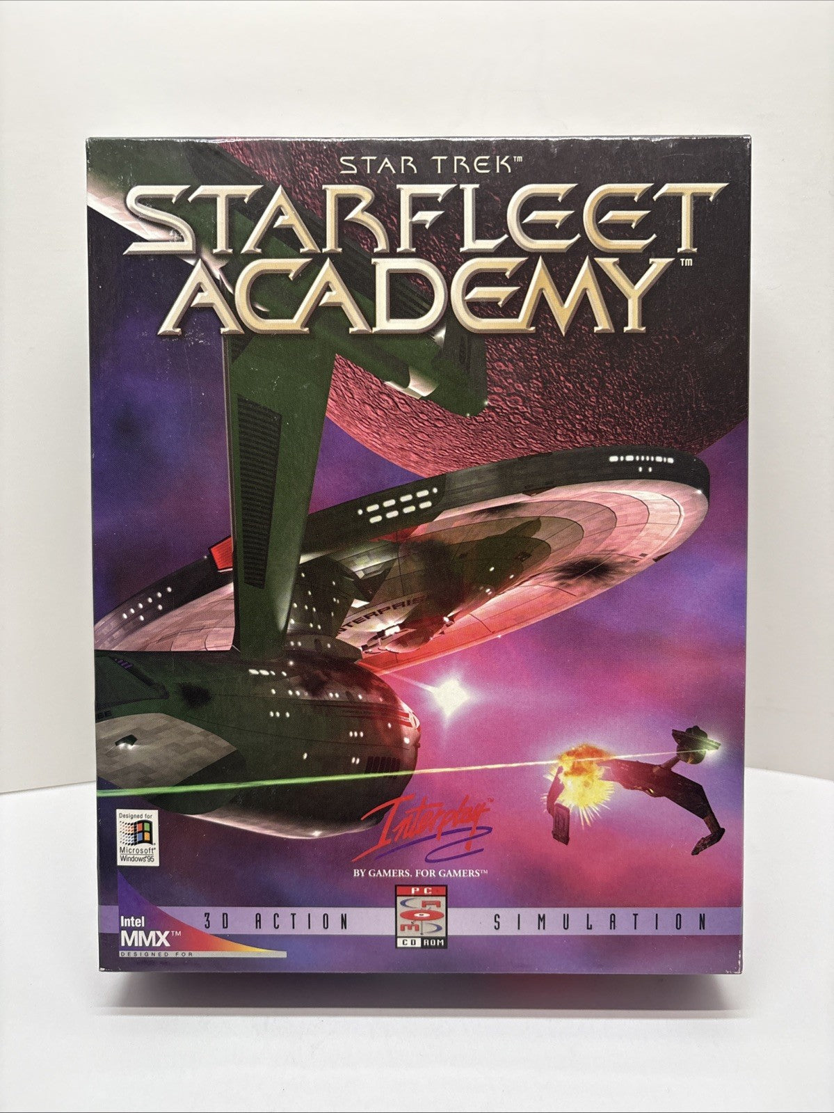 Star Trek STARFLEET ACADEMY Pc Cd Rom Original BIG BOX - French Français