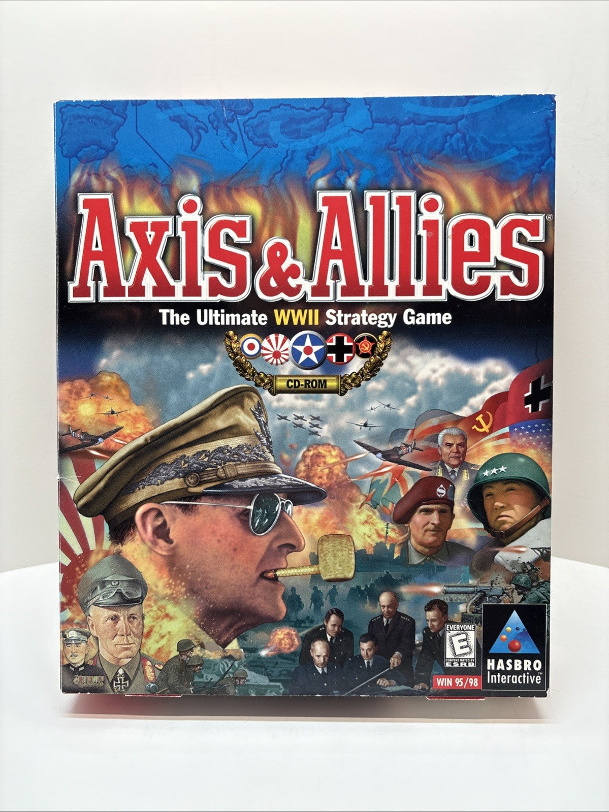 Axis & Allies (PC, 1998) Big Box WWII Strategy Game Windows 95/98 Complete - NA