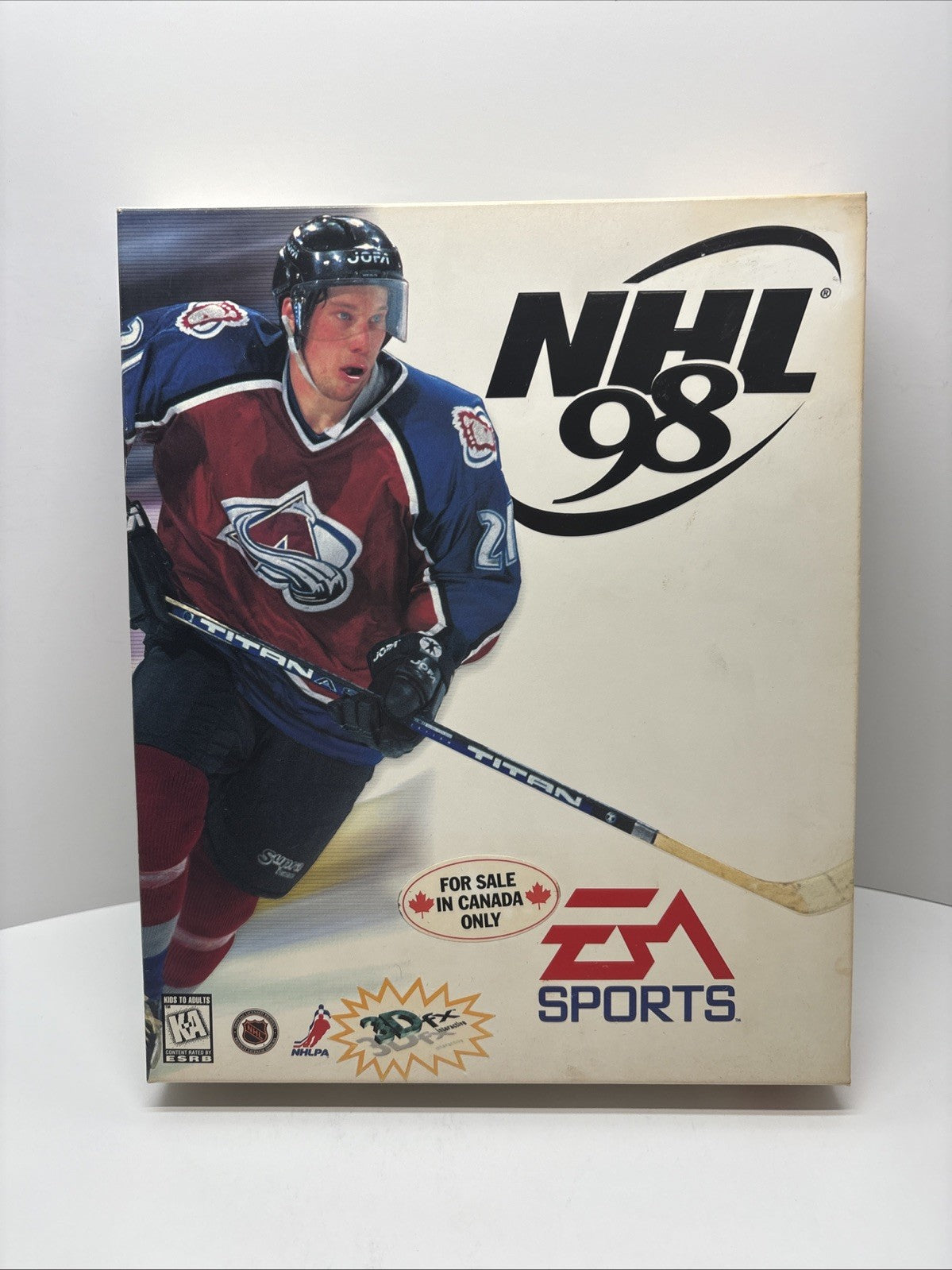 NHL 98 - PC Big Box CD-ROM - EA Sports - No Game - Box, Manual & Inserts