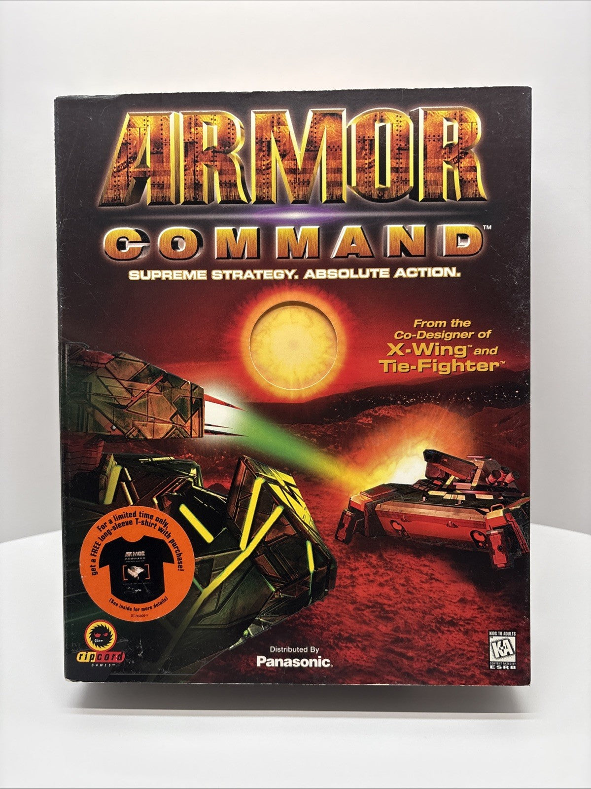 Armor Command  (1998) Ripcord Games PC CD-ROM Big Box