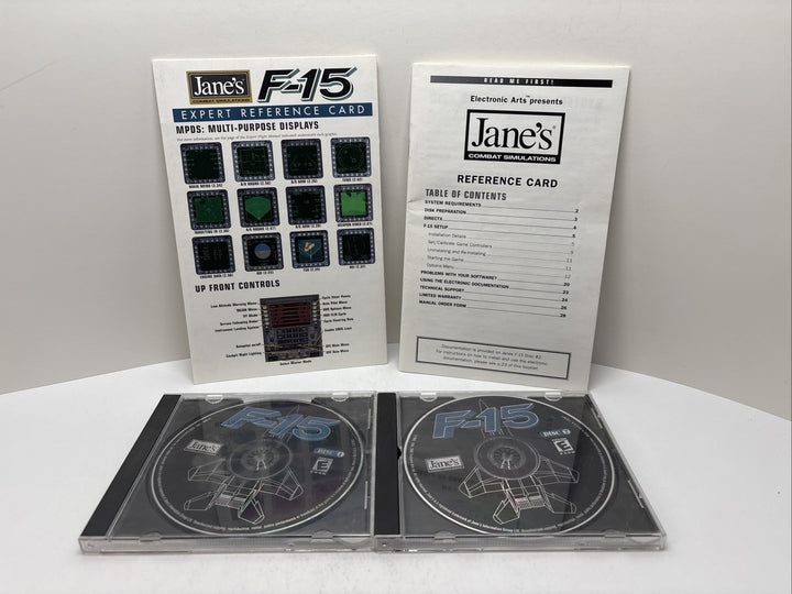 Jane's F-15 Jet Combat Flight Simulator PC Game Windows 95/98