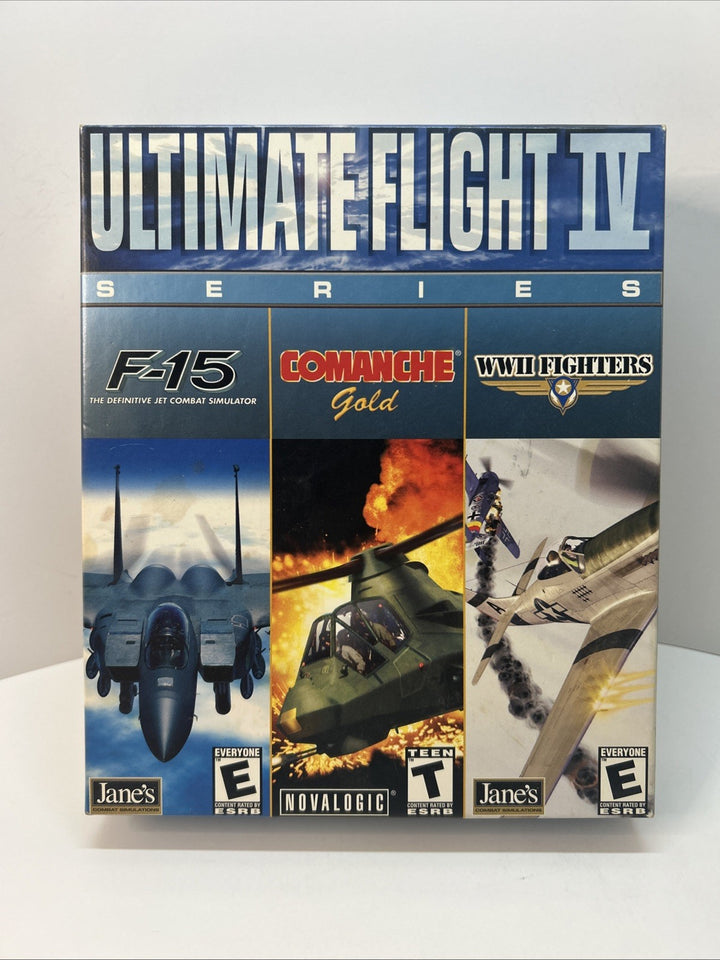 Ultimate Flight Series IV, 2000, Big Box w/ F-15, Comanche, WWII Fighters
