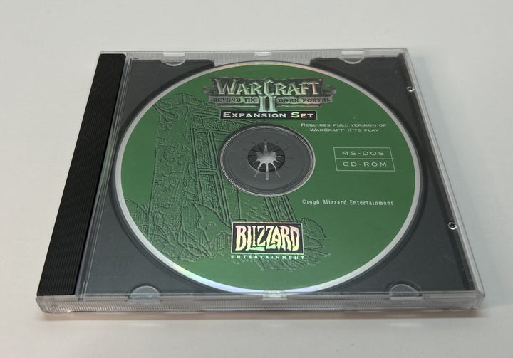WarCraft 2 II Beyond The Dark Portal Expansion PC CD-ROM DOS Windows 95/3.1 R3