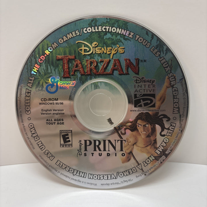 Disney Tarzan Print Studio (Windows 95/98 PC) General Mills Cereal Promo