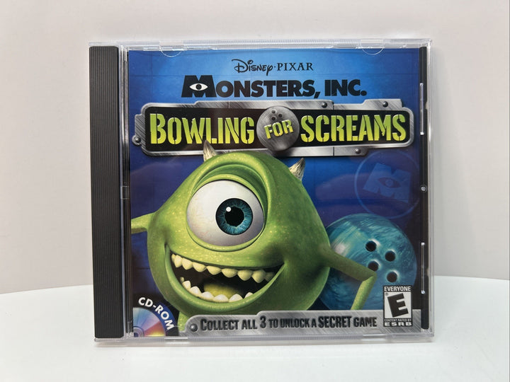 Monsters Inc. Bowling For Screams Computer Game Disney Pixar 2001 Vintage
