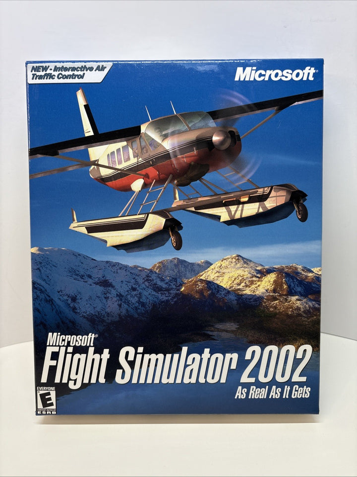 Microsoft Flight Simulator (2002) Big Box PC CD-ROM