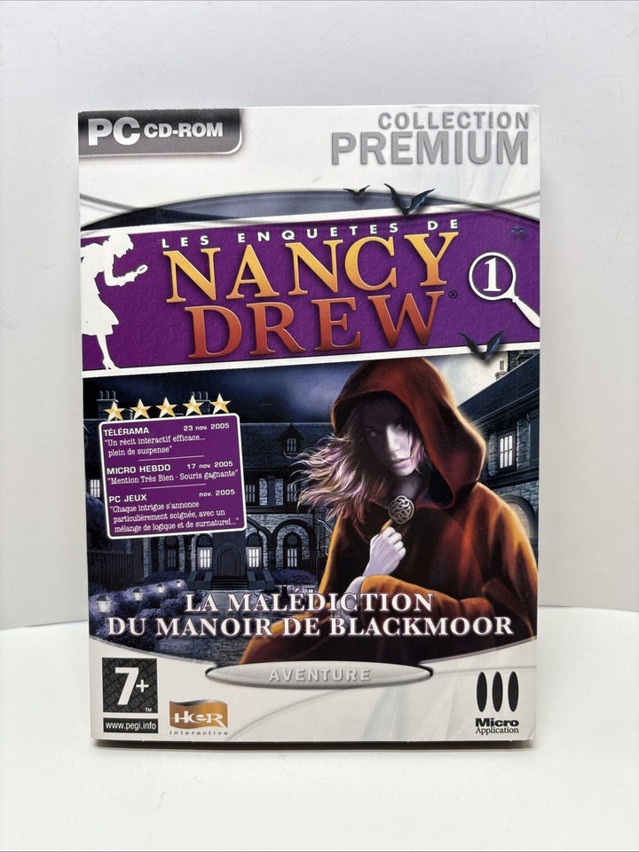 Nancy Drew: Curse of Blackmoor Manor (PC, 2004) (French Français)