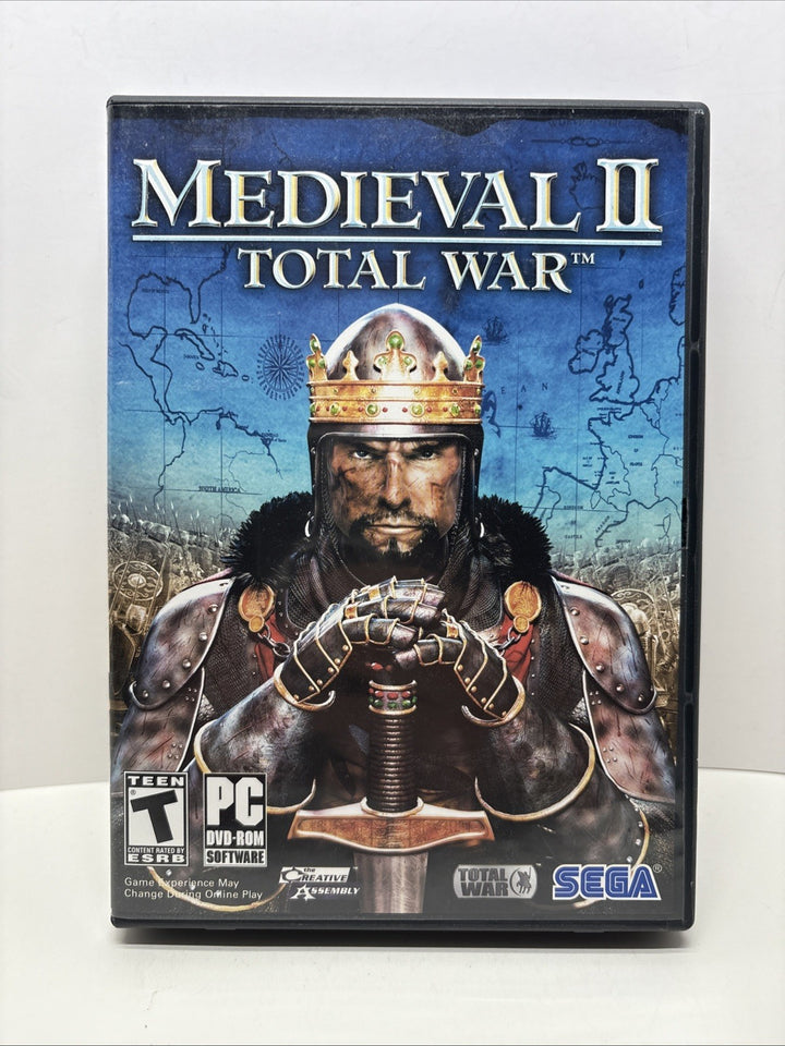 Medieval II (2)  Total War PC DVD ROM Windows Game Complete w/ Manual & Inserts