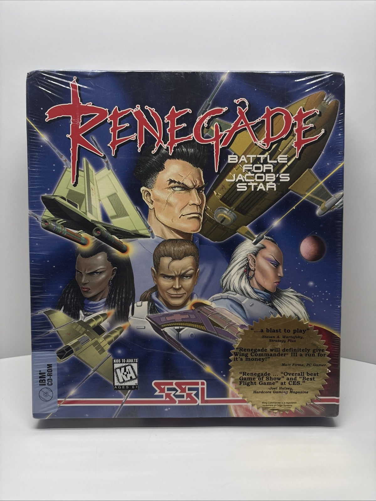 Renegade: Battle for Jacob's Star (PC, 1994) Big Box Game - Sealed With Tear
