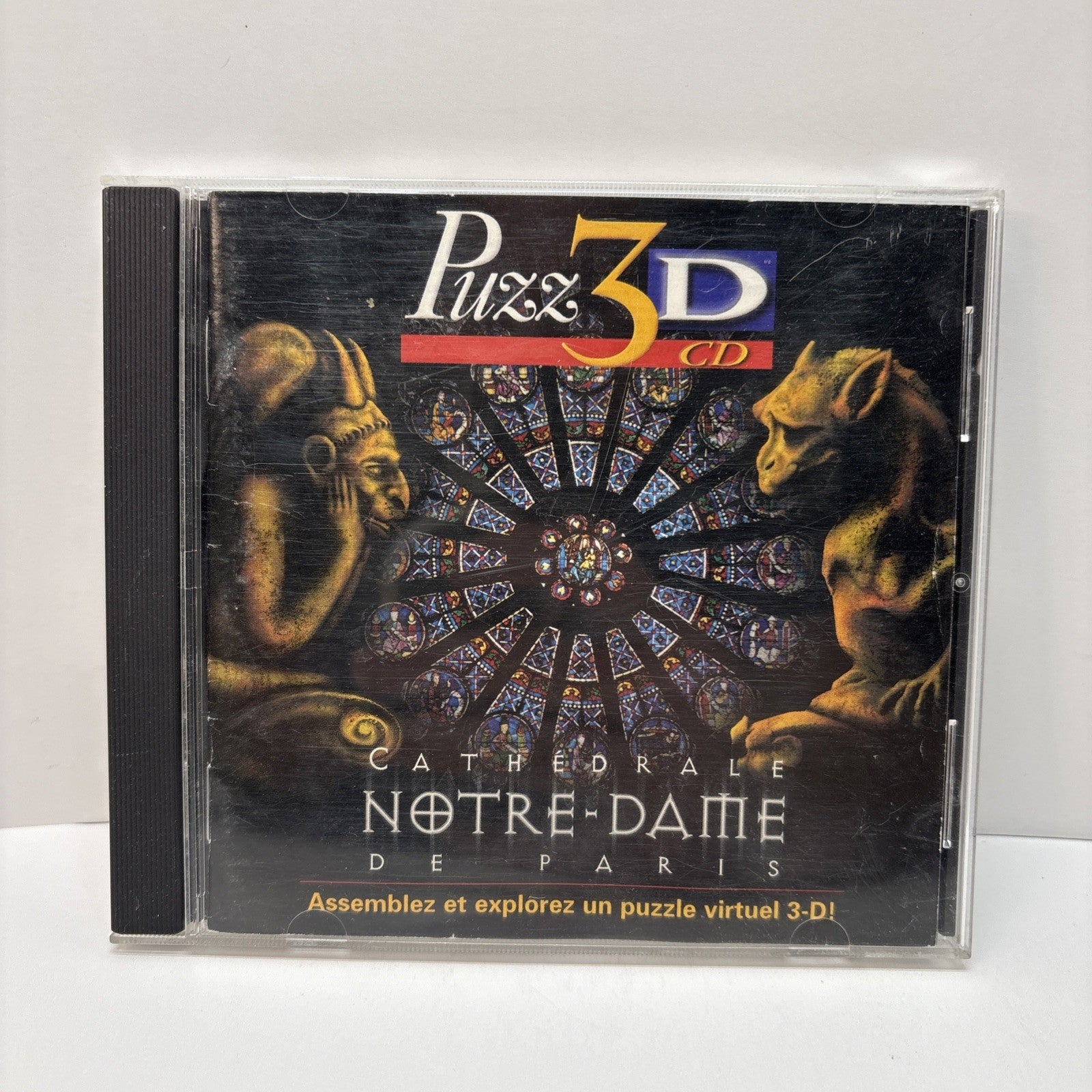 Puzz 3D CD Notre Dame Cathedral Puzzle (1998) PC CD-ROM