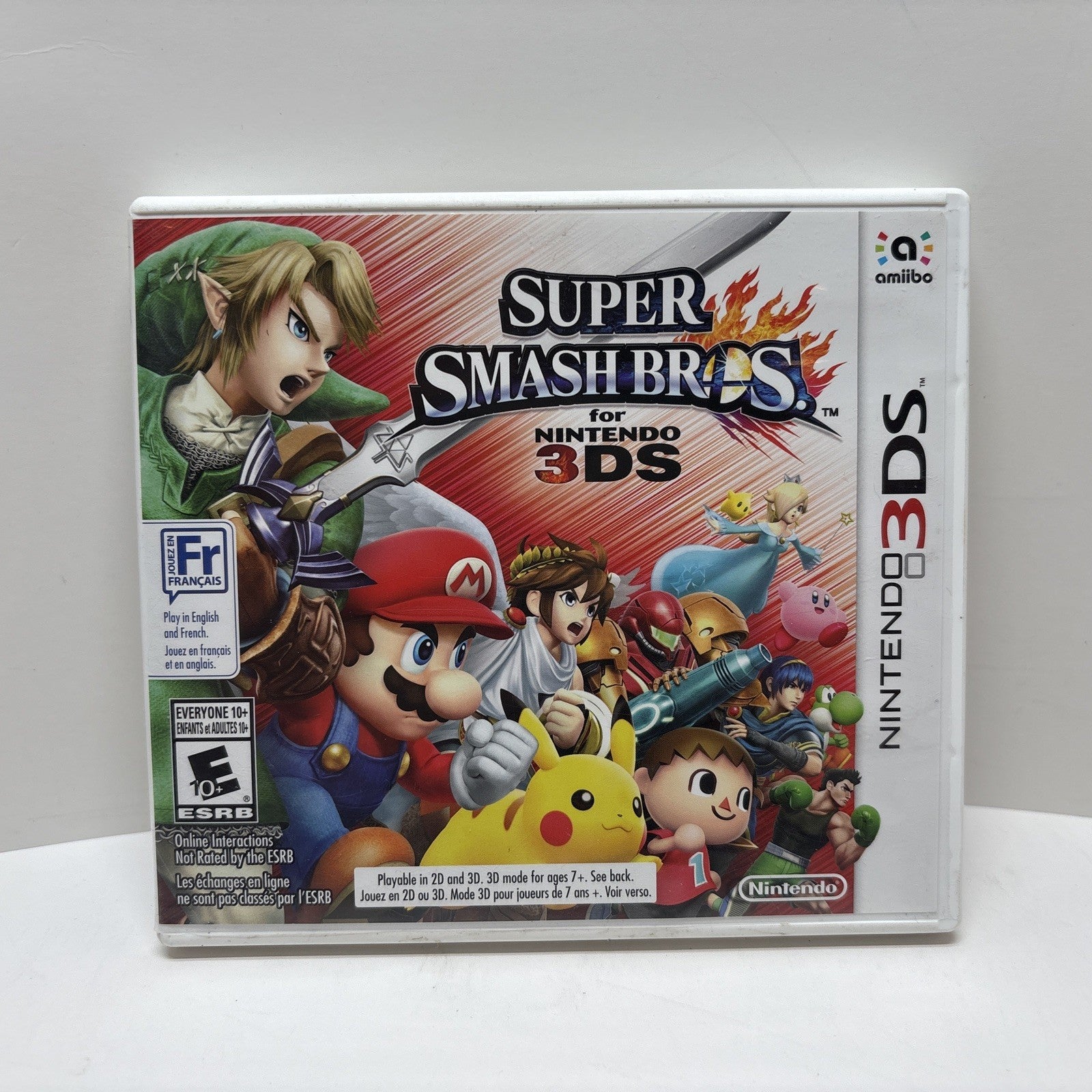 Super Smash Bros - Nintendo 3DS - No Manual - Authentic And Tested