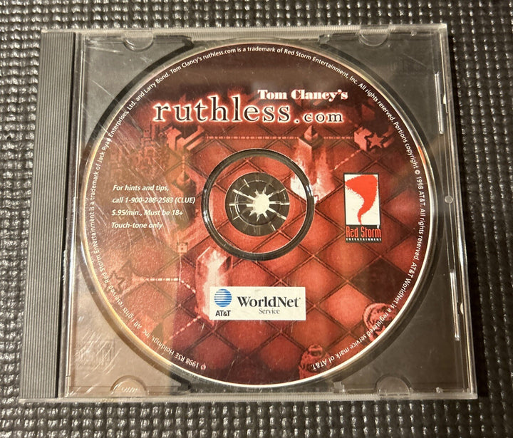 Tom Clancy’s Ruthless.com Video Game Pc CD-ROM E-Everyone