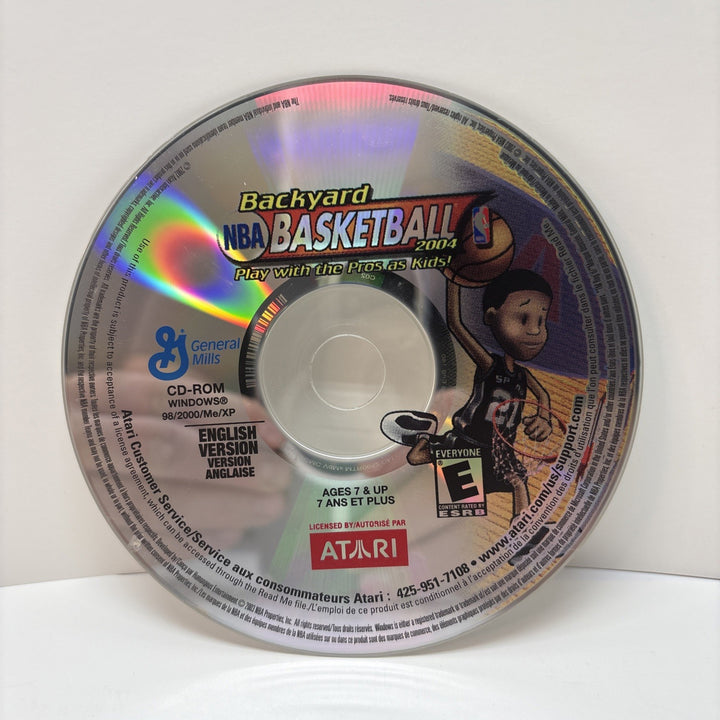 Backyard NBA Basketball 2004 General Mills (PC CD-ROM) Disc Only