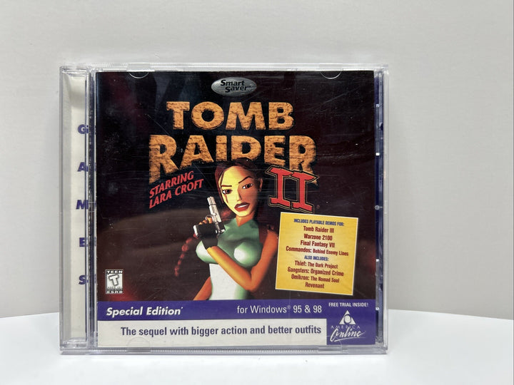 Tomb Raider II 2: Special Edition OEM 3 Levels + Demos (PC CD-ROM, 1998) CIB