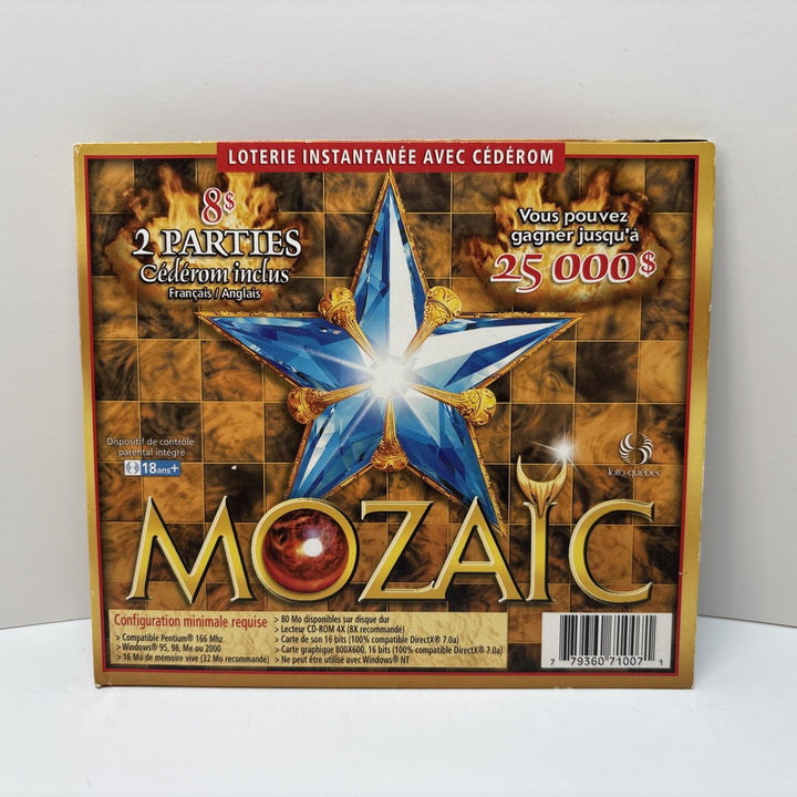 Mozaic Loto-Québec - Loterie Instantanée Avec Cédérom - Ingenio