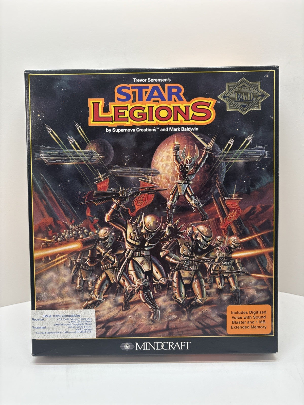 Star Legions PC Big Box – Complete w/ Manual & All 4 Disks – Mindcraft