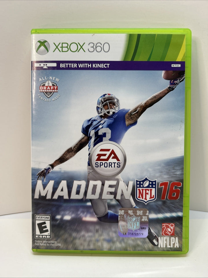 Madden NFL 16 - Xbox 360 Complete With Inserts