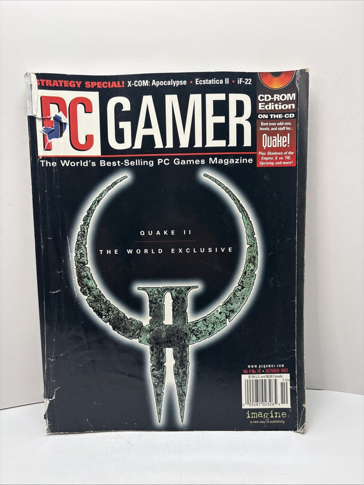 PC Gamer Magazine October 1997 Quake II 384 Pages!