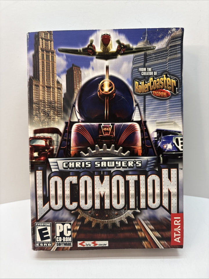 Chris Sawyer's Locomotion PC GAME 2004 Complete w/ Manual Small Box