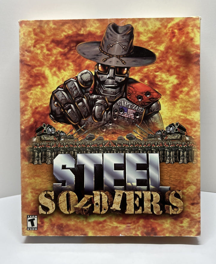 Steel Soldiers PC 2001 Big Box Game CIB Complete