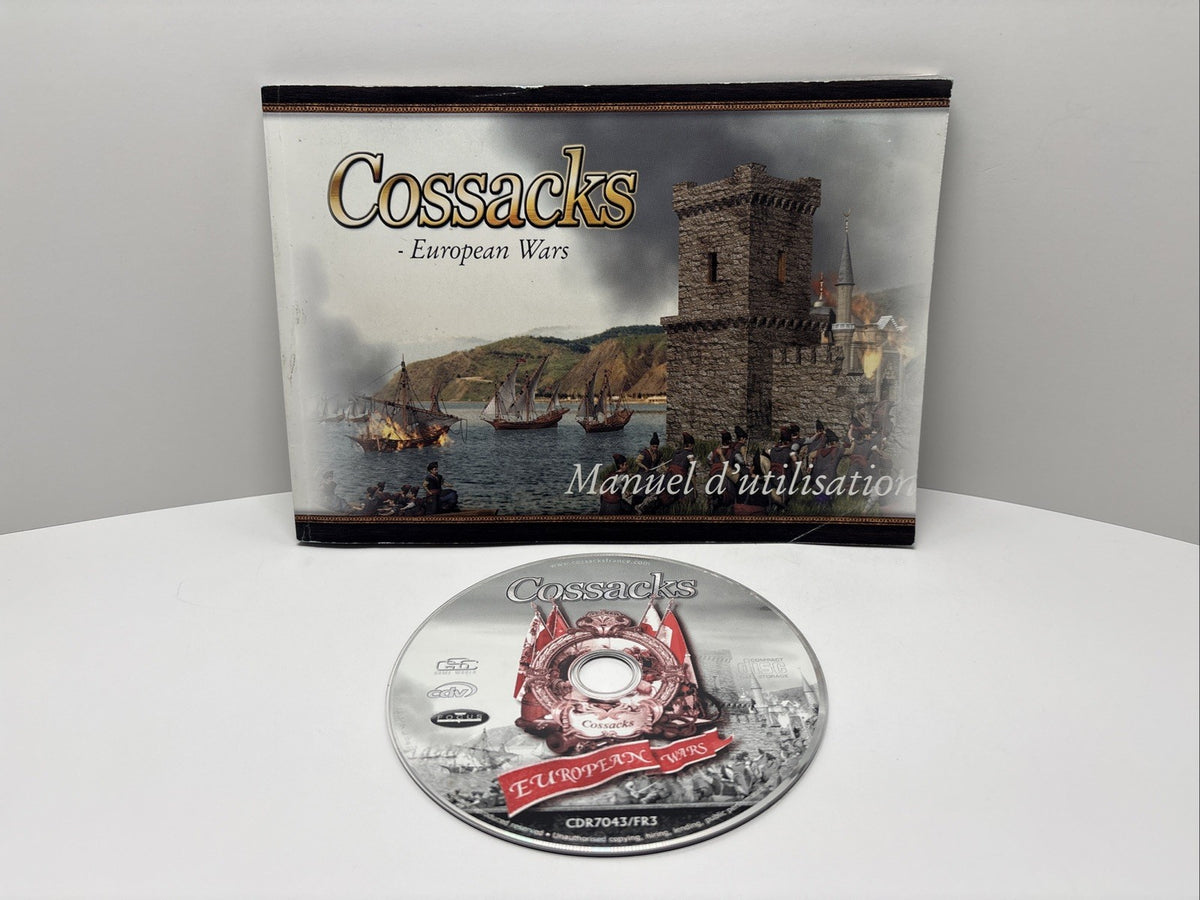 Cossacks European Wars (PC CD-ROM) Game & Manual Only - No Box - French Français