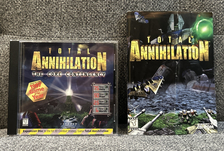 Total Annihilation The Core Contingency Expansion pack (PC CD) Game And Manual