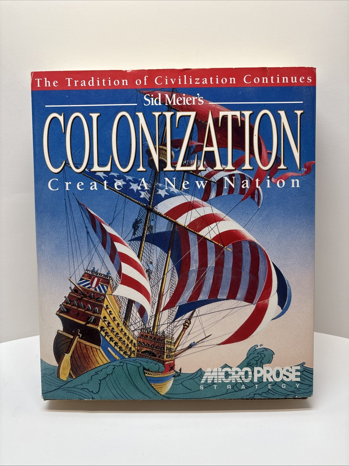 Sid Meier's COLONIZATION: CREATE A NEW NATION (PC CD-ROM) MicroProse IBM 3.5"