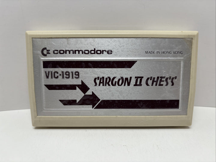 Vintage COMMODORE VIC-1919 SARGON II CHESS Game Cartridge For VIC-20