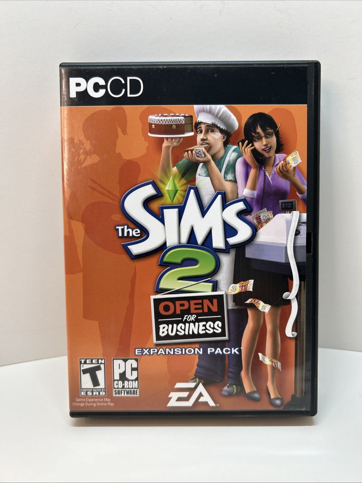 The Sims 2 Open For Business Expansion 2008 DVD-Rom PC Game Electronic Arts