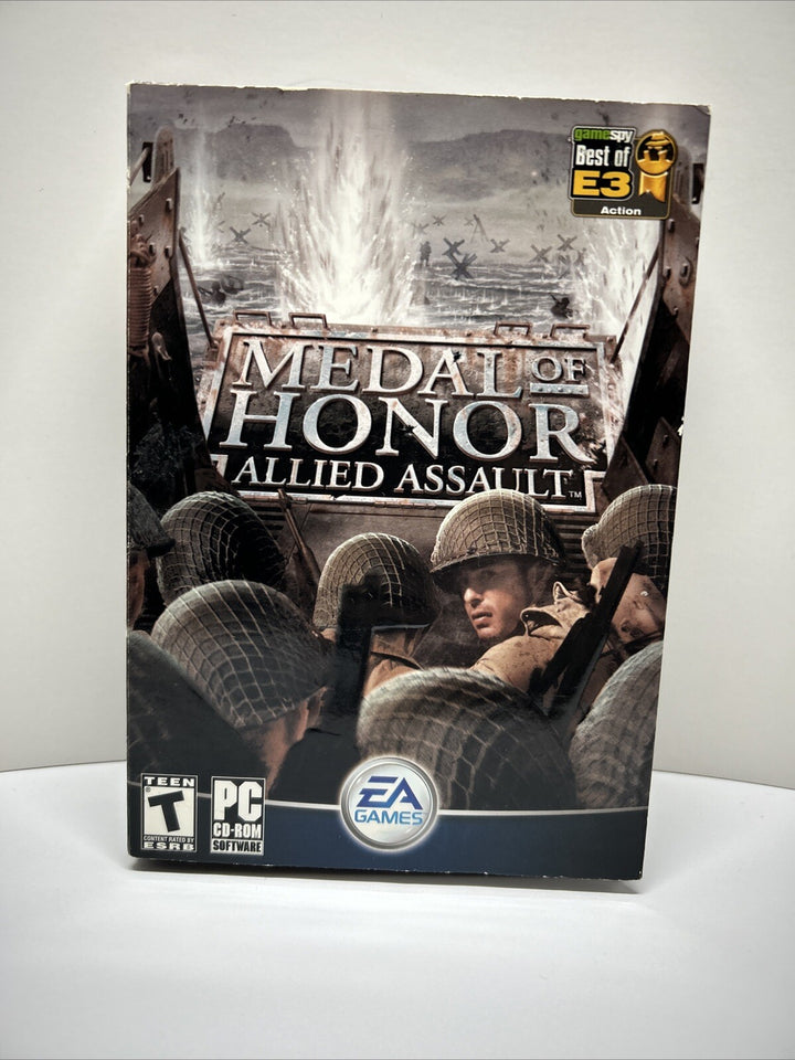 Medal of Honor: Allied Assault (PC, 2002) EA Games Small Box CIB Complete Tested