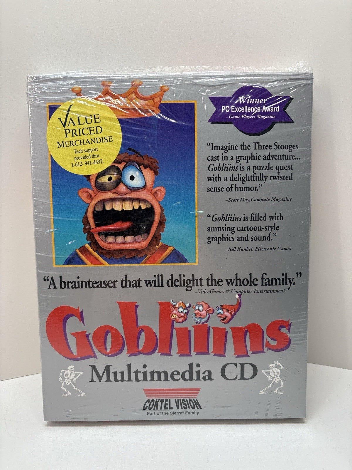 Gobliiins Multimedia CD PC – Partial Shrink – COMPLETE Contents – Coktel Vision