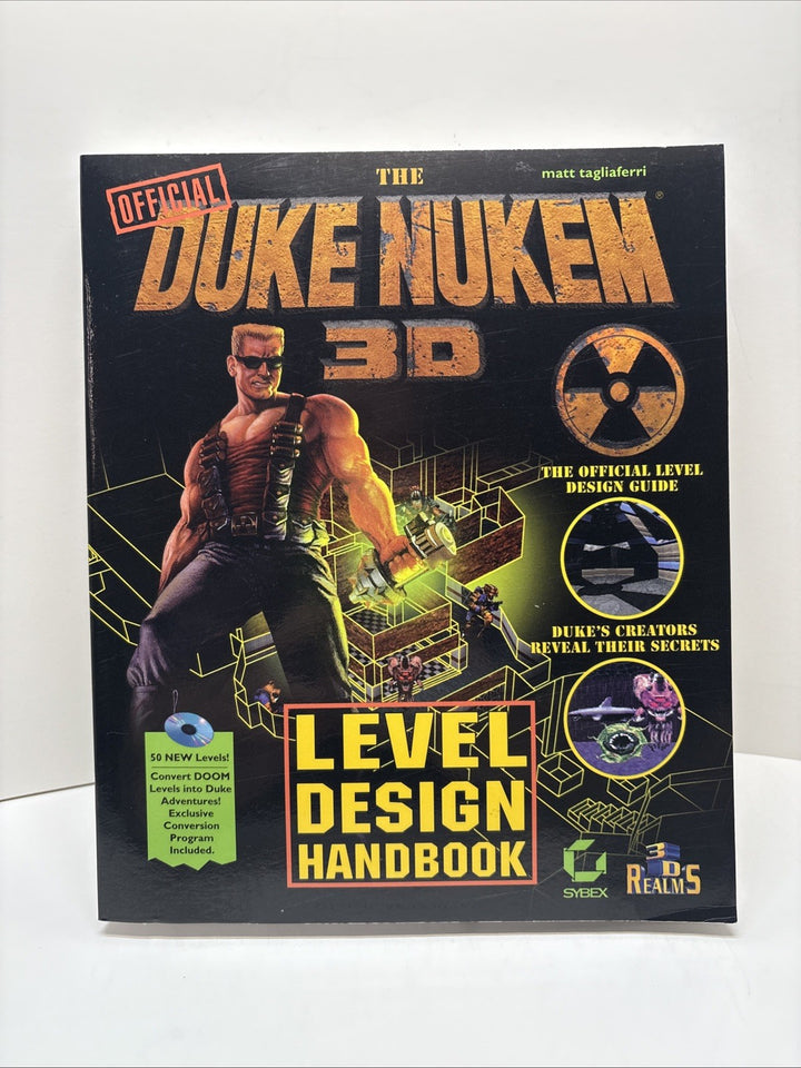 Duke Nukem 3D Level Design Handbook + CD-ROM – Like New! 3D Realms Official