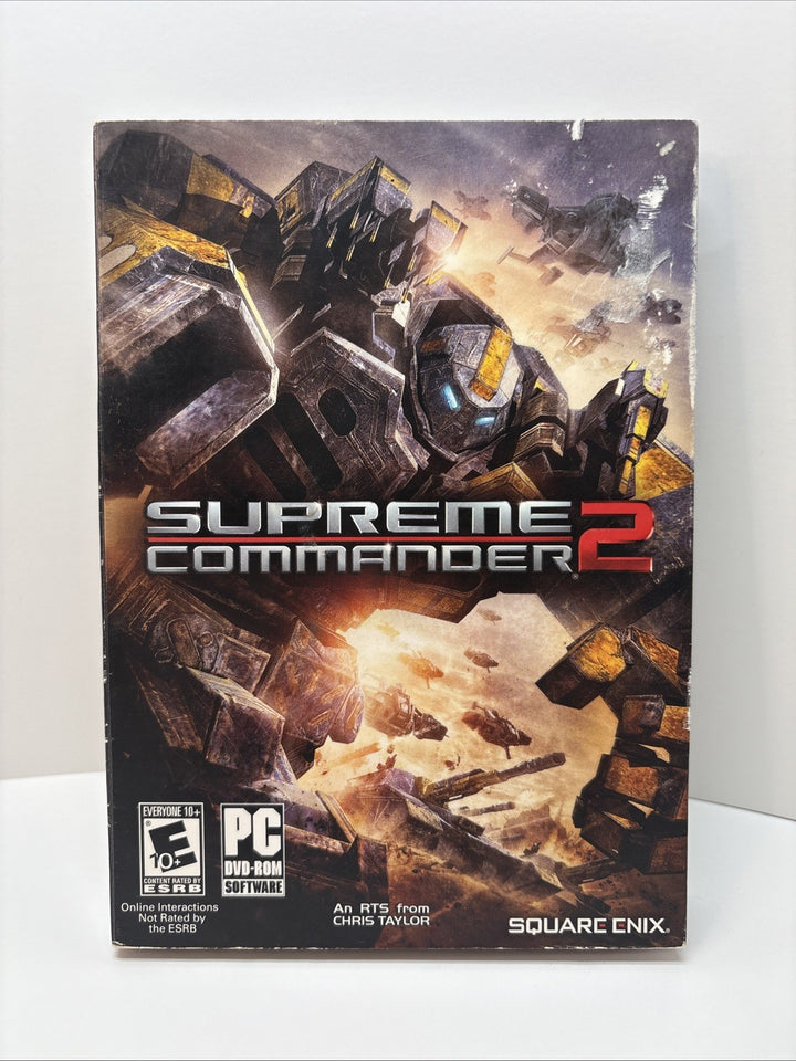 Supreme Commander 2 (PC DVD-ROM 2010) Square Enix **COMPLETE**