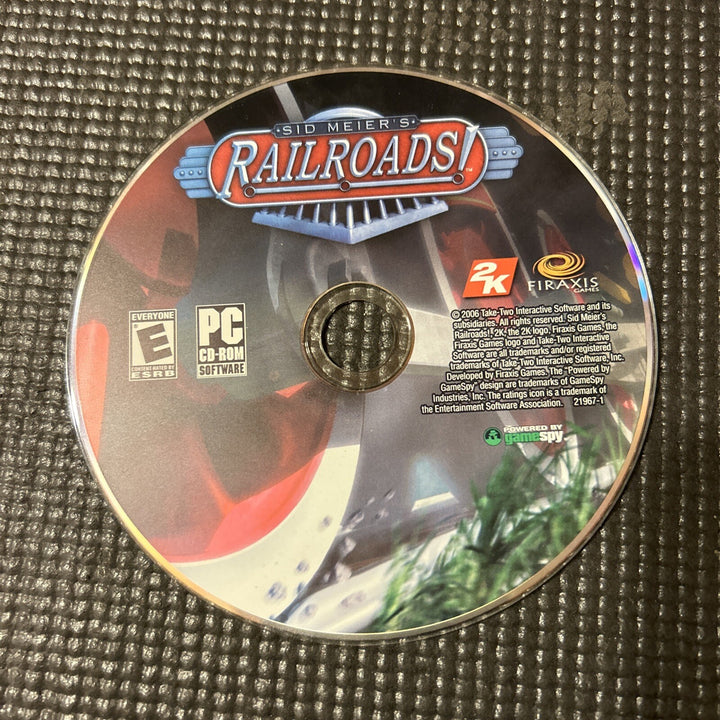 SID MEIER'S RAILROADS PC DISC AND MANUAL ONLY