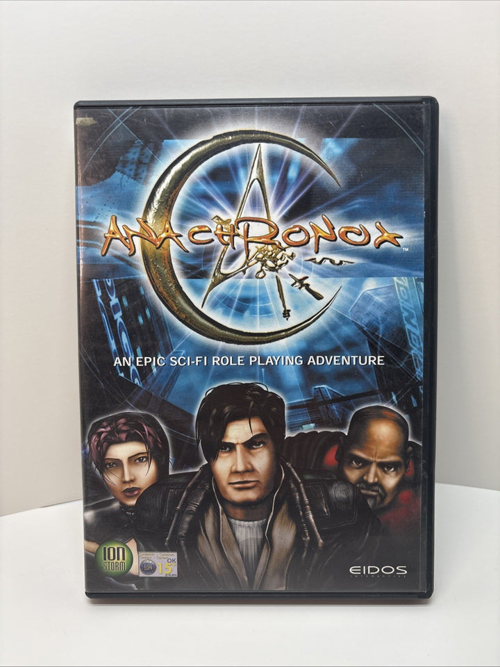 Anachronox PC SCI-FI Game By EIDOS 2x Mint Discs |  Complete With Manual
