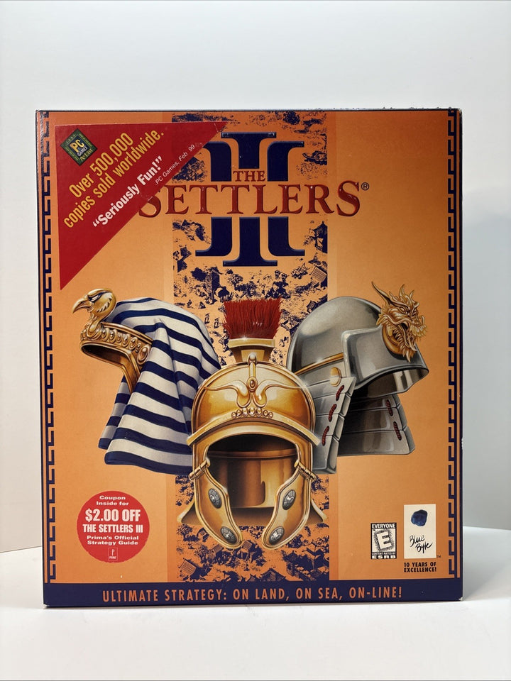 Settlers III 3 PC game by Blue Byte - COMPLETE Big Box